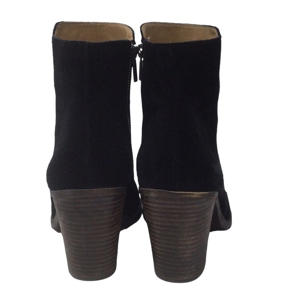 Lucky Brand Eleanor Suede Leather Embroidered Booties Boots - Picture 10 of 10